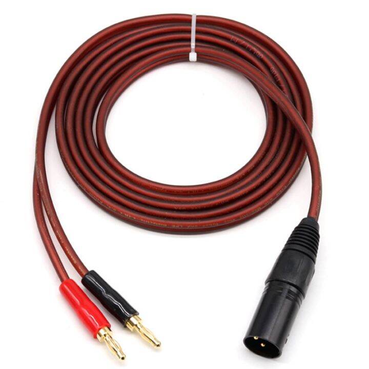 Xlr To Banana Speaker Cable Xlr Pin Dual Banana Plugs Audio Cable