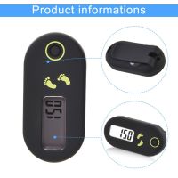 Electronic Pedometer Treadmill Small Universal 14g 3D For Runners Hikers Lightweight Odometer Portable Digital  Pedometers