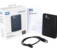 1 TB EXT HDD 2.5 WD ELEMENTS BLACK (WDBUZG0010BBK) ฮาร์ดดิสก์พกพา อุปกรณ์เก็บข้อมูล