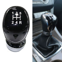 5ความเร็วรถเกียร์ Shift Knob Lever Stick ปากกา Shifter สำหรับ Ford Focus MK2 MK3 Fiesta MK7 C-Max B-Max Mondeo Kuga Transit Galaxy