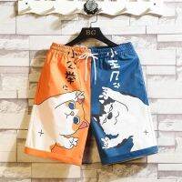 COD SDFERTREWWE Men and women wear shorts for men and women quick-drying ice silk five-point pants wear youth bea精神小伙花短裤男女速干冰丝五分裤衩外穿青少年沙滩裤情侣裤【歧州?旗航店】hl21.6.28