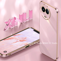 INS เคส Phone Case Realme 11 Realme11 C51 NFC 4G 5G เคส ใหม่สีลูกกวาดเรียบง่ายสุดสร้างสรรค์แฟชั่นเคสมือถือชุบโลหะกันกระแทก เคสโทรศัพท Cover 2023