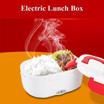 กล่องเก็บความร้อนกล่องอาหารกลางวันไฟฟ้ากล่องอาหารกลางวันไฟฟ้าแบบพกพา220V สีน้ำเงิน/ส้มสำหรับเก็บความร้อนด้วยหม้อเก็บความร้อนอาหาร