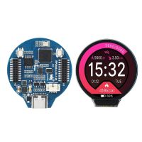 MEDIFANG Type-C พอร์ตราสเบอร์รี่ Pi เซ็นเซอร์วัดการหมุนวนจอแสดงผล LCD รอบ Accelerometer โมดูล LCD บอร์ดพัฒนาราสเบอร์รี่ Pi PICO RP2040 LCD Moudle