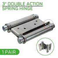 Double Action Spring Hinge 3 Inch 2Pcs Cafe Saloon Door Swing Door Stainless Steel Hinge Suitable Door Thickness: 2.5 3.5cm