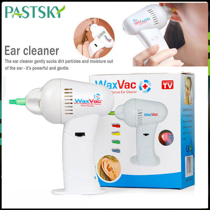 Electric Ear Cleaner Cordless Vacuum Earpick Ear Wax Vac Clean Remover Safety Painlessly Tools