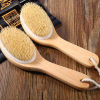 1PC Dry Skin Exfoliation Brush Body Natural Bristle Wooden Brush Massager Bath Shower Back Spa Scrubber-SDFU Store