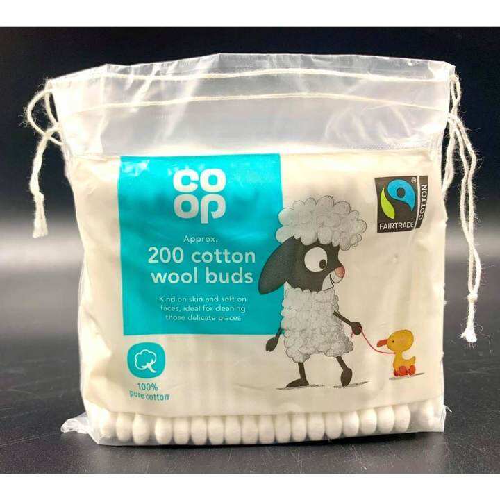 Coop Fairtrade 200 Cotton Wool Buds Lazada PH