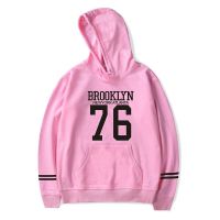 BROOKLYN 76 sudaderas con capucha moda Cool Hip Hop hombres mujeres Sudadera con capucha manga larga Unisex Harajuku Sudadera con capucha