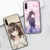 Cute Girl Hi Gehiro Phone Case For Xiaomi 12 11T 10 9 Redmi Note 11 10 10S Pro Redmi 9 9A 8 Black PC Glass Phone Cover