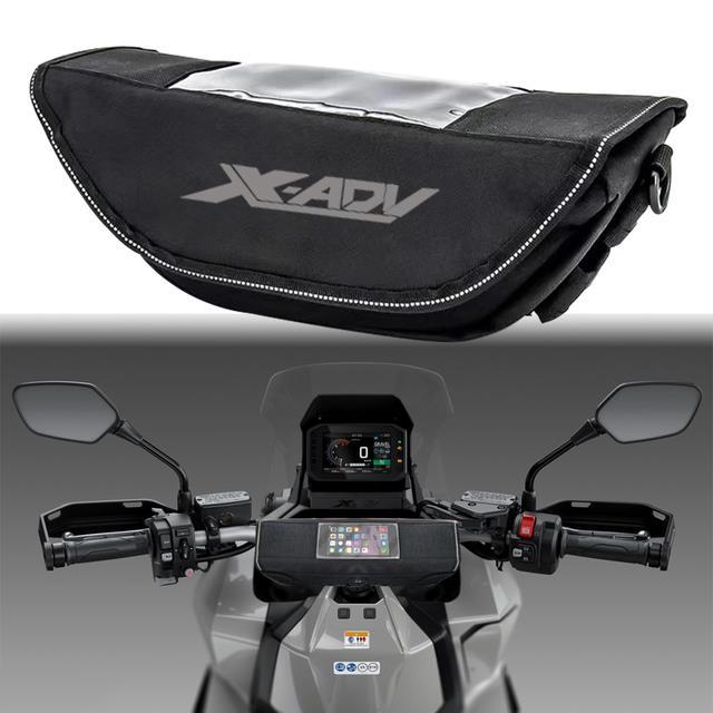 สำหรับมือจับมอเตอร์ไซค์ฮอนด้า-x-adv-x-adv750กระเป๋าเดินทางกระเป๋ากันน้ำหน้าจอ-gps-กระเป๋าเก็บของ