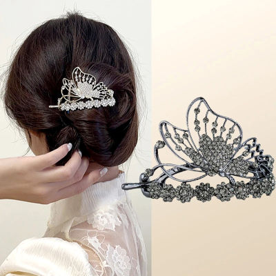 Stylish and Elegant Hair Accessories with Twisted Design and Diamante Embellishments