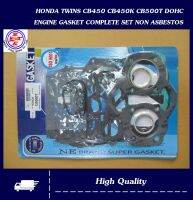 HONDA TWINS CB500T DOHC ENGINE GASKET COMPLETE SET "NON ASBESTOS" #ปะเก็นเครื่อง ชุดใหญ่ อย่างดี ไม่มีแร่ใยหิน