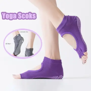SHORT* YOGA Anti Slip Socks PILATES Socks 100%Combed Cotton Gym socks Anti Skid  Socks Stockin