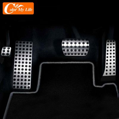 Stainless Steel Pedal for Mercedes Benz C E S GLK SLK CLS SL-Class W203 W204 W211 W212 W210 Accelerator Brake Footrest Pad