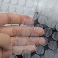 100pairs 10/15/20mm Self Adhesive Dots Transparent Baby Fastener Tape Strong Glue Sticker Round Coins Hook and Loop