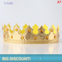 ?【Lowest price】TANG หมวกวันเกิดมงกุฎสาว Queen หมวกเด็ก King KIDS ผู้ใหญ่ตกแต่งหมวก