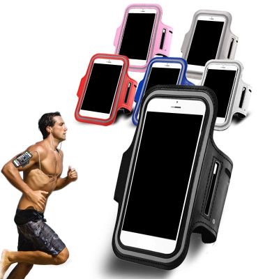 ☃◙✶ Running Sports Arm Belt Arm Bag Phone Bags Universal Outdoor Sports Phone Holder Armband Case 6 Inch Mobile Phone And Below