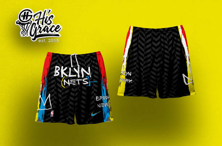 design brooklyn nets jersey shorts