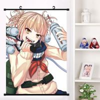 ﺴ☾ ญี่ปุ่นอะนิเมะ Boku No My Hero Academia Himiko Toga แขวน Scroll HD โปสเตอร์ Otaku ห้องนั่งเล่นตกแต่งบ้าน Wall Art Collection