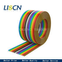 1 เมตร 5M 1.27mm 10P 20P 40P DuPont Cable Rainbow Flat Line รองรับสายบัดกรีขั้วต่อ 20 Way pin สำหรับ Arduino PCB Diy Kit