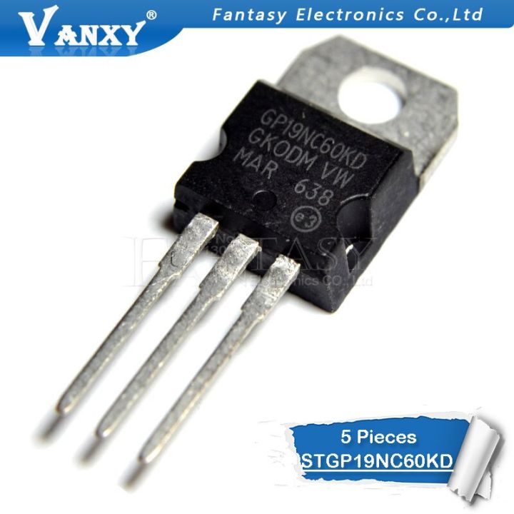 5pcs-stgp19nc60hd-to-220-gp19nc60hd-to220-stgp19nc60-gp19nc60kd-stgp19nc60kd-watty-electronics