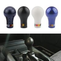 【DT】 hot  Universal M10x1.5/1.25 M8x1.25 Auto Gear Shift Knob Black/White/Carbon Grain/Blue Car Manual Transmission (MT) for Mitsubishi