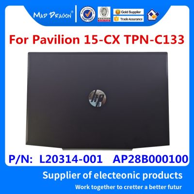 สินค้าใหม่สำหรับ HP Pavillion 15-CX ซีรีส์หน้าจอ LCD สำหรับแล็ปท็อปฝาหลังหน้าจอ LCD บานพับ LCD ที่วางแขน J76 L20314-001เคสด้านล่าง