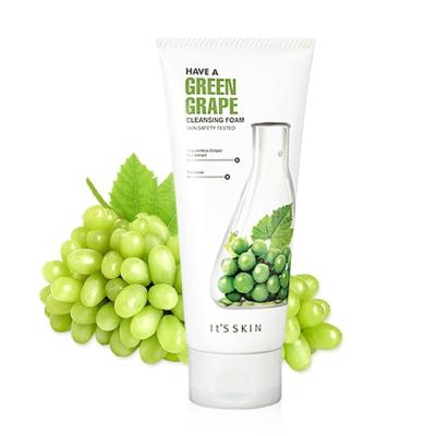 Its Skin Have a Greengrape Cleansing Foam 150 ml (สูตรองุ่นเขียว) โฟมล้างหน้าองุ่นเขียว ช่วยผลัดเชลล์ผิวให้ผิวหน้าเนียนเรียบกระจ่างใสขึ้น