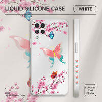 เคสโทรศัพท์ปลอกสำหรับ Samsung กาแล็คซี่ M60S ซัมซุง M62การ์ตูนน่ารักมนุษย์อวกาศเคสโทรศัพท์รูปแบบขอบสี่เหลี่ยมของเหลวปลอกซิลิโคนคลุมทั้งหมดกล้องปกป้องเคส