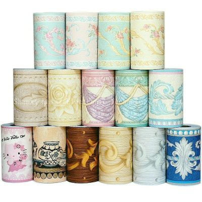 3 d waterproof adhesive waist line sticker play crural wall stick decorative wallpaper border dado toilet