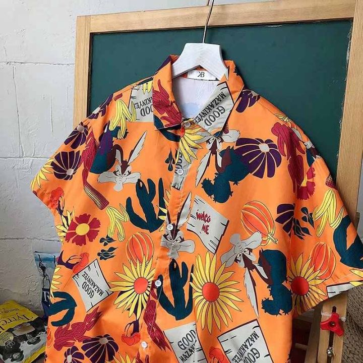 มาใหม่-เสื้อฮาวาย-hawaii-shirt-สไตล์เกาหลี-ราคาถูก-สำหรับผู้ชายและผู้หญิง
