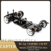 CARTEN T410FWD 1/10ชุด RC RC เกียร์หน้าแบบดริฟท์ไฟฟ้า RV แบบดริฟท์ NHA104ของเล่นรถจำลอง RC