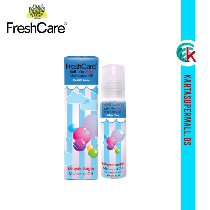 Fresh Care Mild Medicated Oil Bubblegum 10ml Lazada