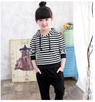 2016 Girls spring and summer clothing sets childrens fashion leisure sports cotton clothes,coat+pant