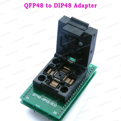 QFP48 to DIP48 IC Test Adapter Socket 0.5mm Picth /TQFP48 LQFP48 tO DIP48 Programming Adapter Calculators