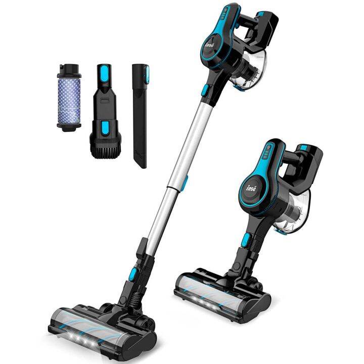 INSE Wireless Vacuum Cleaner 12Kpa Suction Power, Removable Battery
