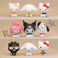 【hot sale】 ♚✐ↂ B09 Sanrio Figure Cinnamoroll Kuromi Pochacco Doll Cartoon Decorations Action Figures DIY Cake Decorate Toys