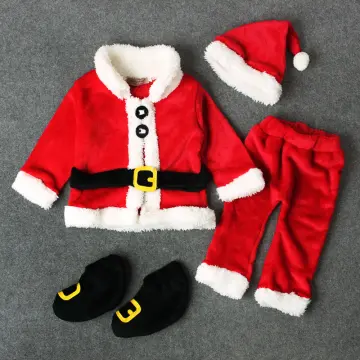 PK MART Cristmas Santa Claus Dress For Kids, Santa Claus Dress For New Born  Baby Girl