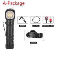 Most bright 3 In 1 Muti-Function XHP50 LED flashlight magnetic charging can as headlights 12 lens torch built-in 18650 battery