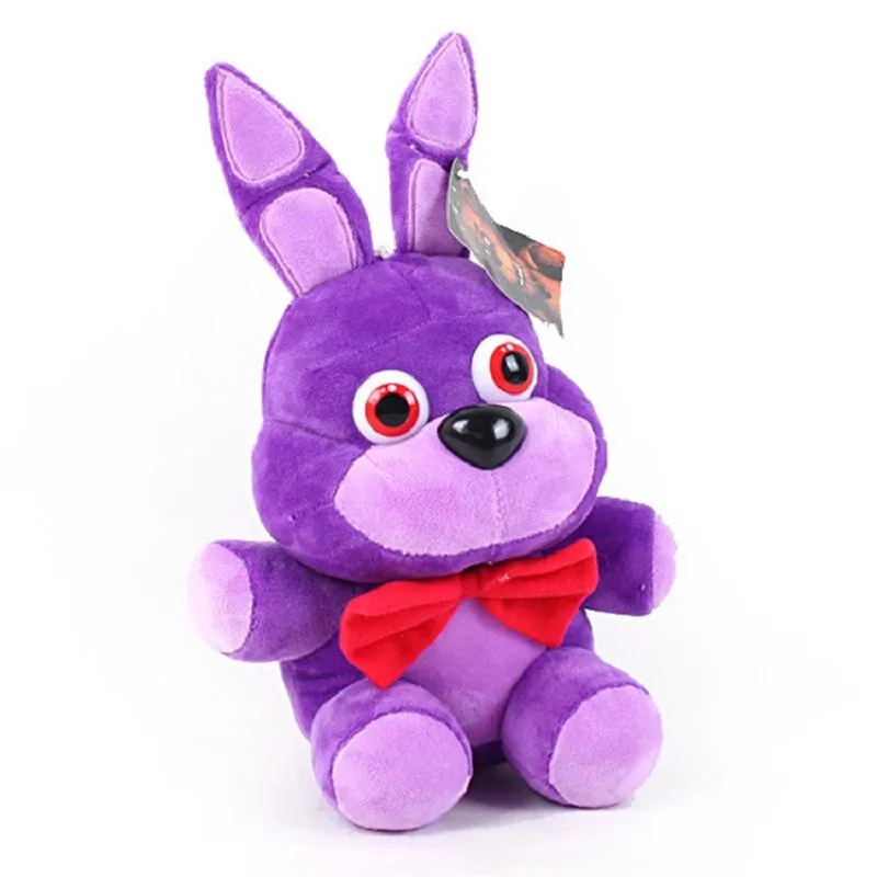 4pcs/lot 15cm Five Nights At Freddy's FNAF Freddy Bear Bonnie Chica Foxy  Plush Pendant Stuffed Toys