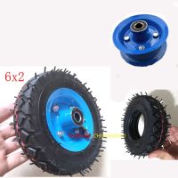 Super 6 inch Air Wheel 6x2 pneumatic tire alloy hub for trolley Trailer casters 6 Electric Scooter tyre and inner tube