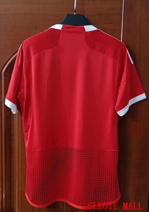 เสื้อเชิ้ตเสื้อแข่งฟุตบอลคุณภาพแบบไทย23-24เสื้อเจอร์ซีย์เตะฟุตบอลสำหรับผู้ชาย