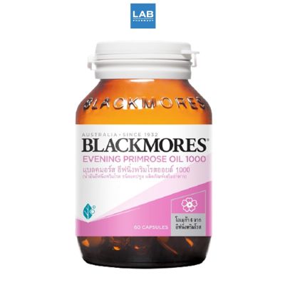 Blackmores Evening Primrose Oil 1000 mg. 60 capsules - แบลคมอร์ น้ำมัน อีฟนิ่ง พริมโรส 60 แคปซูล