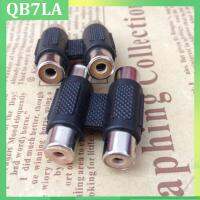 QB7LA 2 RCA female AV Coupler Mini to 2RCA female Connector Adapter Socket Extension Converter Audio Video  Q1