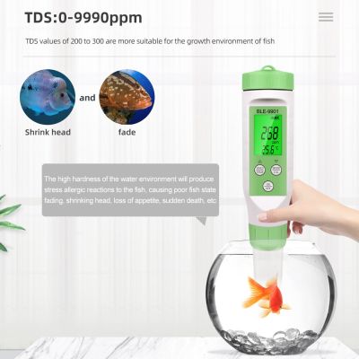 Blue-Tooth PH Meter 4 In 1/ 3 In1 Water Quality Tester PH/EC/TDS/TEMP Meter APP Intelligent Control For Drinking Water Aquariums