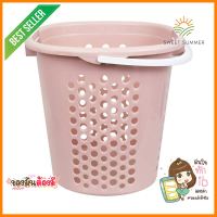 ตะกร้าผ้ากลมหูหิ้ว API 5050 สีชมพูROUND LAUNDRY BASKET WITH HANDLES API 5050 PINK **สินค้าแนะนำ**