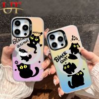 เคสซิลิโคนนิ่มป้องกันการตกสำหรับ VIVO S1 S1 PRO S10E S16 S12 V29 V27E PRO S17 S16E V23E V27 V27 PRO PRO แฟชั่น IMD 3-In-1เลเซอร์สีดำ S16สีดำเลเซอร์เคสด้านหลัง