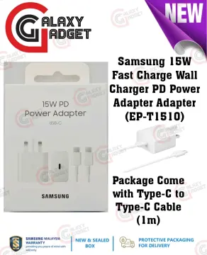 Samsung USB-C 15W Fast AC Charger Adapter - EP-T1510 NEW & ORIGINAL