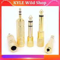 KYLE Wild Shop Mono stereo 6.35mm 1/4" Male female to 3.5mm 1/8" 2 3pole male Female 6.5mm 6.35 Adapter Converter Connector Jack Headphone Plug